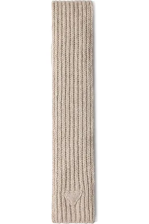 Prada Logo-detail cashmere scarf