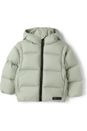Il gufo Detachable-sleeves padded jacket