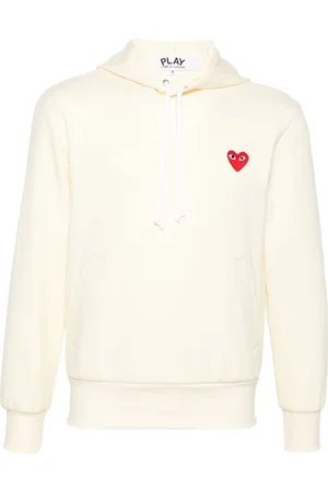 Comme des Garçons Heart-patch hoodie