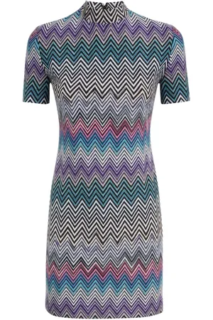 Missoni Zigzag short-sleeve mini dress