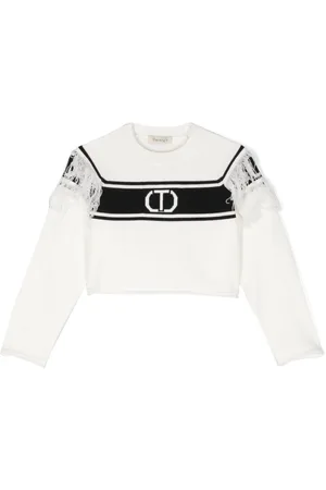 Twin-Set Logo-intarsia sweater