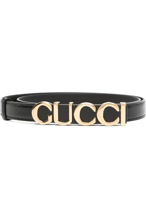 Gucci Logo-buckle thin belt