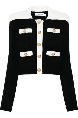 Self-Portrait Contrast-trim cardigan