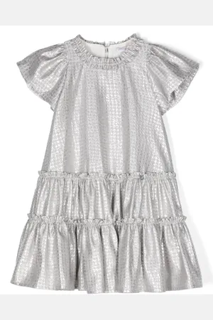 MONNALISA Patterned-jacquard dress