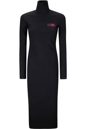 Maison Margiela Logo-print midi dress