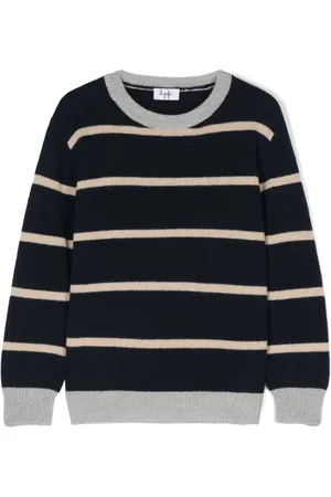Il gufo Striped wool sweater