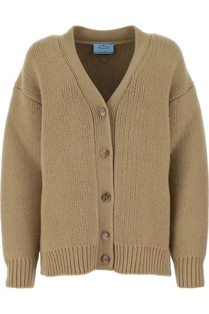 Prada Triangle-logo oversized cardigan