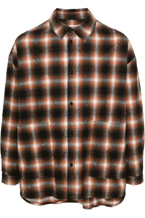 HENRIK VIBSKOV Check-pattern shirt