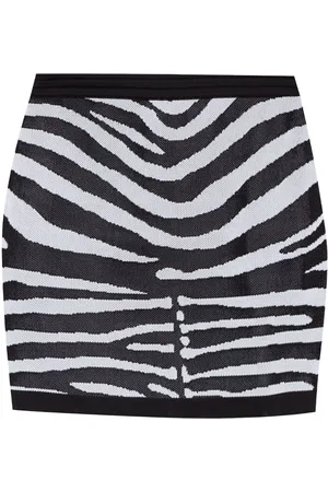 Balmain Zebra-print skirt