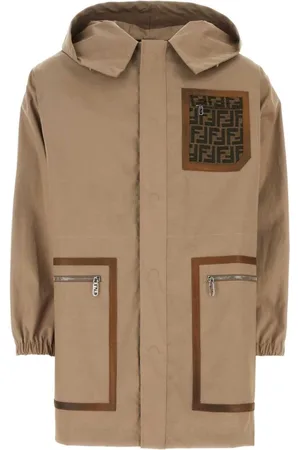 Fendi Monogram-pattern print parka
