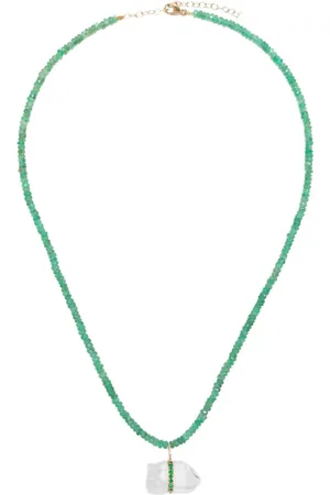 JIA JIA 14kt yellow quartz pendant necklace