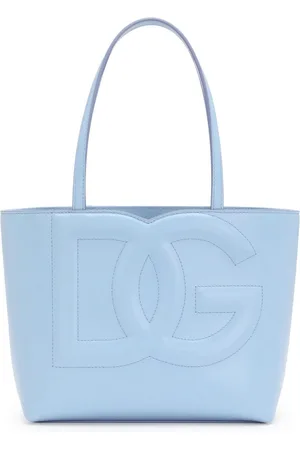 Dolce & Gabbana Small DG logo leather tote bag