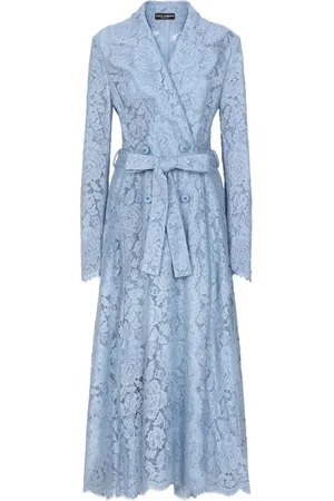Dolce & Gabbana Cordonetto-lace trench coat