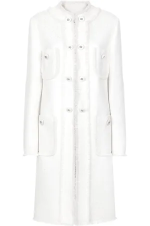 Dolce & Gabbana Single-breasted tweed coat