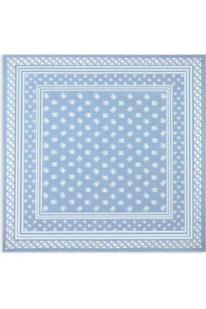 Dolce & Gabbana Logo-print silk scarf