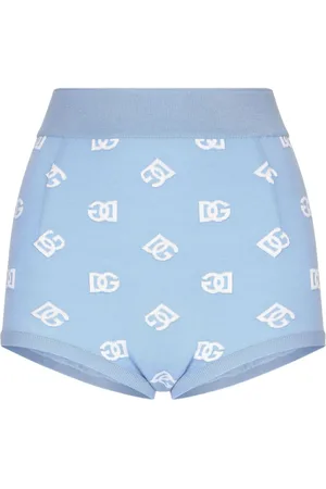 Dolce & Gabbana Logo-embroidered mini-shorts