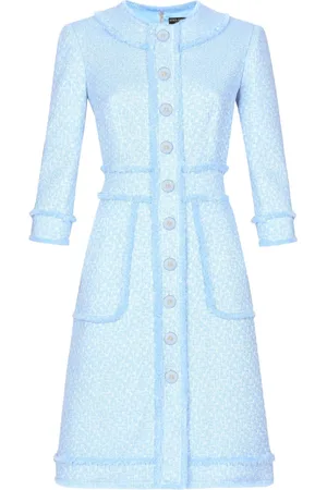 Dolce & Gabbana A-line tweed dress