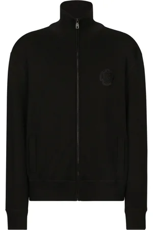 Dolce & Gabbana Logo-patch zip-up cardigan