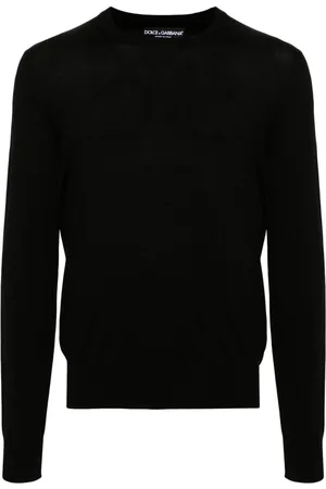 Dolce & Gabbana Logo-embroidered silk jumper