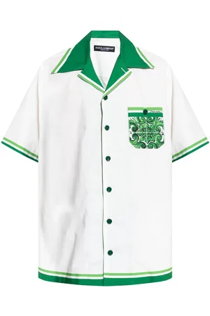 Dolce & Gabbana Majolica-print poplin shirt