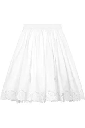 Dolce & Gabbana Macramé-detailing cotton skirt