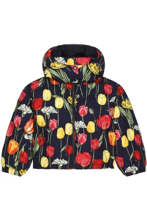 Dolce & Gabbana Tulip-print padded jacket