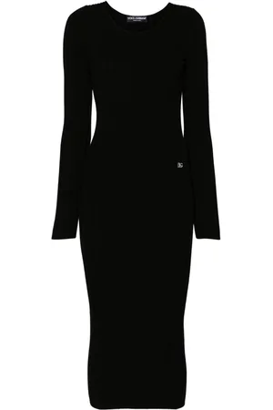 Dolce & Gabbana Logo-lettering midi dress