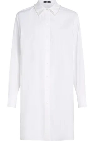 Karl Lagerfeld Pearl-embellished shirt