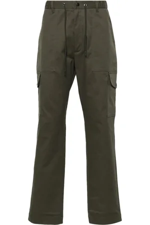 Moncler Logo-patch straight-leg trousers