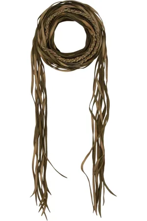 Caravana Interwoven-design leather belt