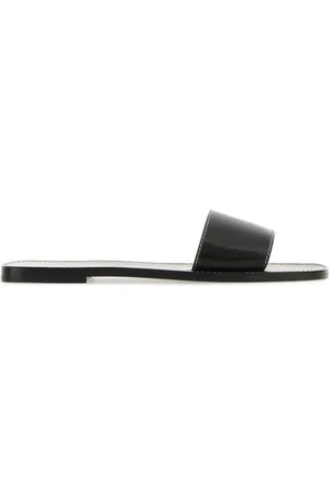 The Row Milla leather slides