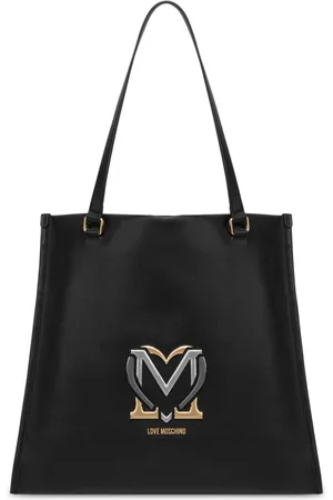 Moschino Logo-appliqué tote bag