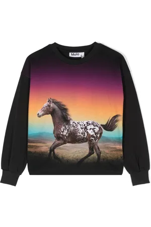 Molo Reniza horse-print T-shirt