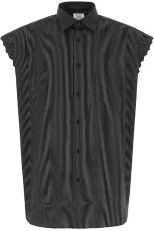 Vetements Ribbed poplin shirt