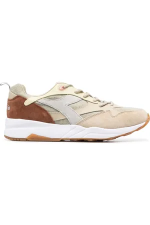 Diadora Suede almond-toe low-top sneakers