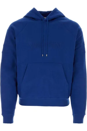 Saint Laurent Logo-embroidered cotton hoodie