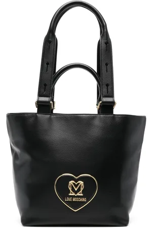 Moschino Logo-plaque tote bag