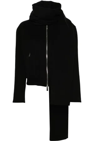 BLUMARINE Felted bomber jacket