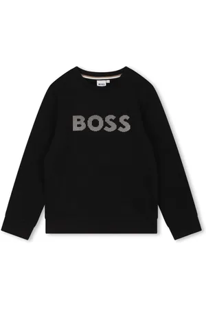 HUGO BOSS Logo-print cotton sweatshirt