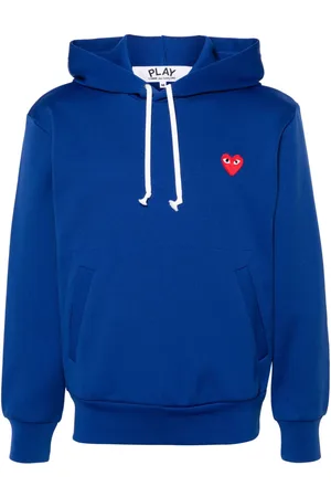 Comme des Garçons Heart-motif drawstring hoodie