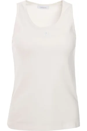 Paco rabanne Logo-embroidered tank top