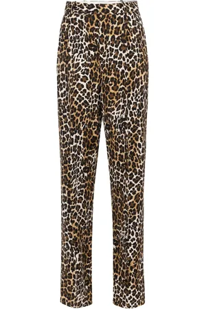Elisabetta Franchi Animal print trousers