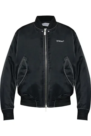OFF-WHITE Embroidered-logo bomber jacket