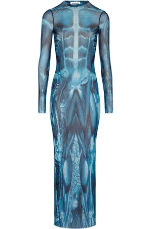 Jean Paul Gaultier Écorché-print dress