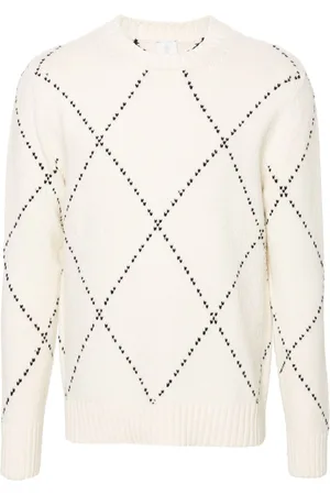 ELEVENTY Diamond-pattern sweater