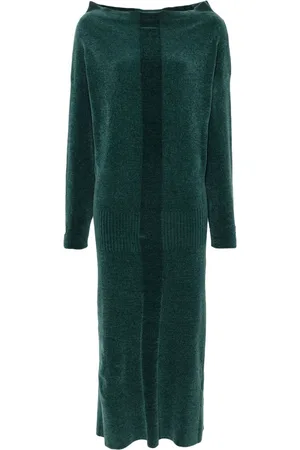 Patrizia Pepe Logo-charm midi dress