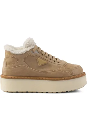 Prada Suede mid-top sneakers