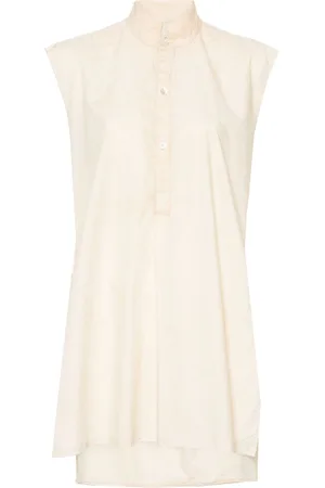 Quira Long-length cotton shirt