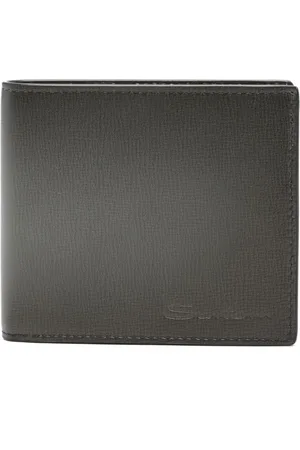santoni Logo-debossed wallet