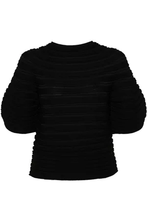 PLEATS PLEASE ISSEY MIYAKE Mushroom Knit blouse